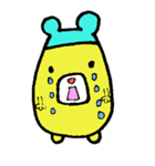 空色帽子のくまさん（個別スタンプ：4）