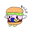 ハンバーガーの妖精「バーガーちゃん」（個別スタンプ：8）