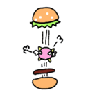 ハンバーガーの妖精「バーガーちゃん」（個別スタンプ：16）