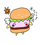 ハンバーガーの妖精「バーガーちゃん」（個別スタンプ：34）