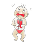 単三電池で動く男（個別スタンプ：38）