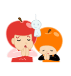 Apple ＆ Orange（個別スタンプ：10）