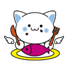 Cat angel（個別スタンプ：38）