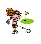 Enjoy golf ゴルフ女子会編（個別スタンプ：31）