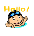 プールっこ（おとこの子Ver）（個別スタンプ：1）