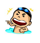 プールっこ（おとこの子Ver）（個別スタンプ：3）