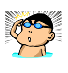 プールっこ（おとこの子Ver）（個別スタンプ：9）