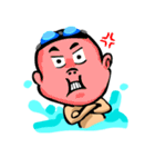 プールっこ（おとこの子Ver）（個別スタンプ：10）