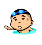 プールっこ（おとこの子Ver）（個別スタンプ：14）