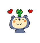 マルとポンとスー（個別スタンプ：10）