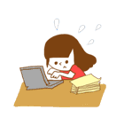 ★お仕事女子★my working day（個別スタンプ：34）