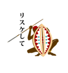 アフリカの戦士（個別スタンプ：25）