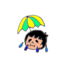 まったり女の子（個別スタンプ：1）