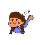 まったり女の子（個別スタンプ：6）