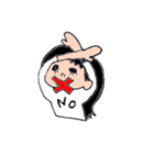 まったり女の子（個別スタンプ：20）