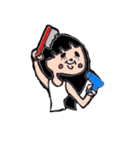 まったり女の子（個別スタンプ：24）