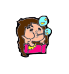 まったり女の子（個別スタンプ：28）