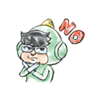 Justice Green man（個別スタンプ：2）