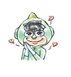Justice Green man（個別スタンプ：3）
