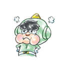 Justice Green man（個別スタンプ：4）