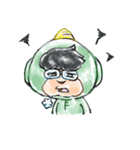 Justice Green man（個別スタンプ：6）