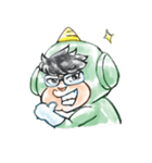 Justice Green man（個別スタンプ：7）