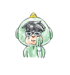 Justice Green man（個別スタンプ：9）