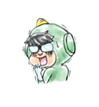 Justice Green man（個別スタンプ：10）