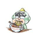 Justice Green man（個別スタンプ：14）