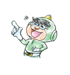 Justice Green man（個別スタンプ：16）