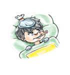 Justice Green man（個別スタンプ：19）