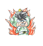Justice Green man（個別スタンプ：21）
