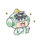 Justice Green man（個別スタンプ：22）