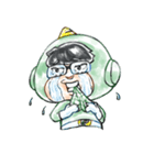Justice Green man（個別スタンプ：24）