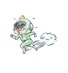 Justice Green man（個別スタンプ：33）