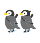 双子ペンギンPee ＆ Chee（個別スタンプ：1）