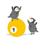 双子ペンギンPee ＆ Chee（個別スタンプ：2）