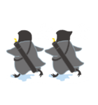双子ペンギンPee ＆ Chee（個別スタンプ：40）