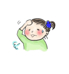 新米ママとベビちゃん…時々ナスビ（個別スタンプ：17）