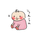 新米ママとベビちゃん…時々ナスビ（個別スタンプ：19）