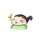 新米ママとベビちゃん…時々ナスビ（個別スタンプ：25）