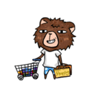 Hello Shoppingbear！（個別スタンプ：17）