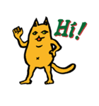 Creepy Cat MUNEZO (English ver.)（個別スタンプ：1）