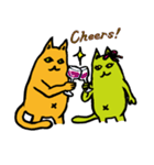 Creepy Cat MUNEZO (English ver.)（個別スタンプ：36）