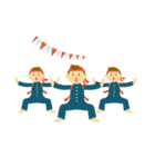 中学校のイベント（個別スタンプ：3）