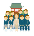 中学校のイベント（個別スタンプ：13）
