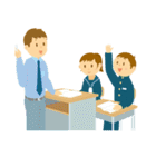 中学校のイベント（個別スタンプ：14）