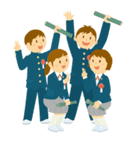 中学校のイベント（個別スタンプ：40）