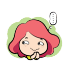 Belle-Pink girl（個別スタンプ：1）