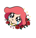Belle-Pink girl（個別スタンプ：3）
